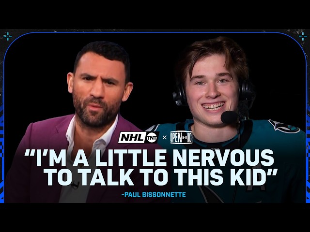 Biz Was Starstruck By Macklin Celebrini 😂 | NHL on TNT