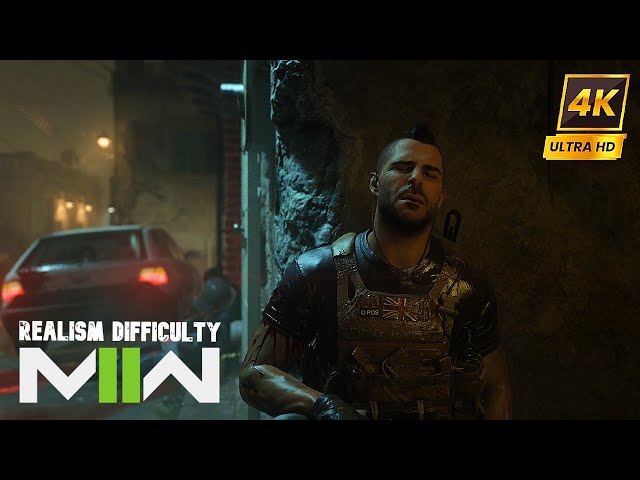 Alone | No Hit Stealth Gameplay in Realism Difficulty  | [4K UHD 60FPS] | COD Modern Warfare 2
