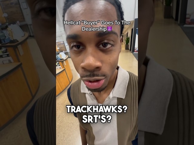 TRYING TO BUY THE HELLCAT #dealershiphumor #yourautomobile #dealership #carsaleshumor