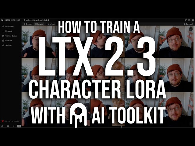 How to Train a LTX-2.3 Character LoRA with AI Toolkit