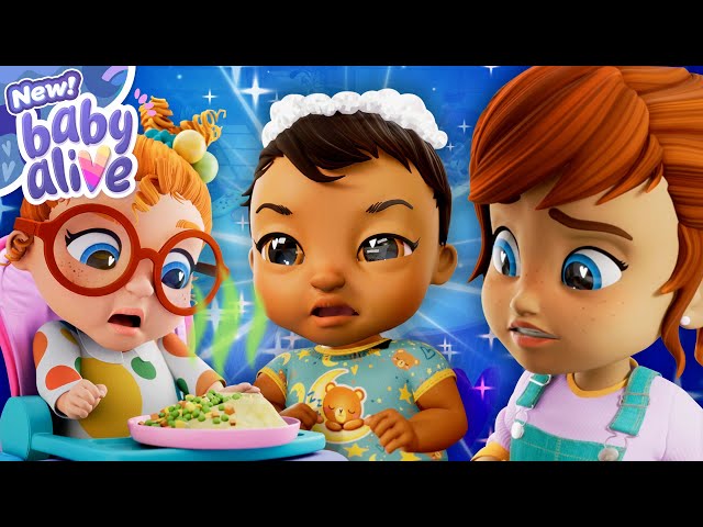 The Babies Eat Smelly Vegetables Before Bed! 🤢 BRAND NEW Baby Alive Episodes 🥱 Family Kids Cartoons