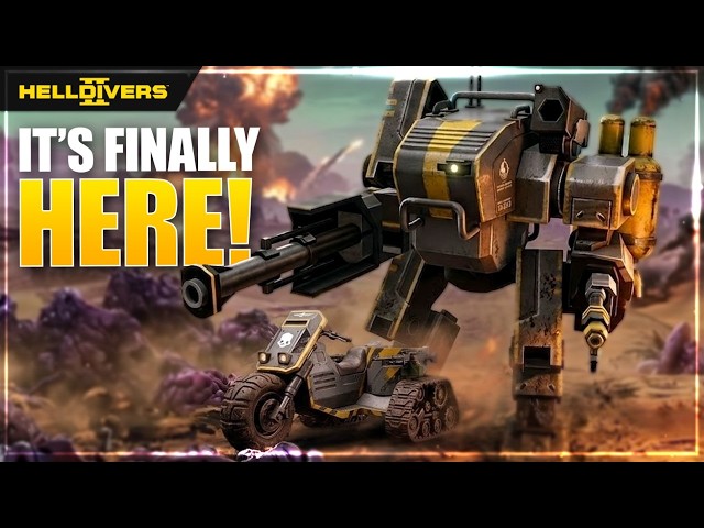 Helldivers 2 New Mechs & Vehicle Customization With Update