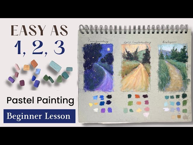 EASY as 1, 2, 3 - Beginner Soft Pastel Tutorial