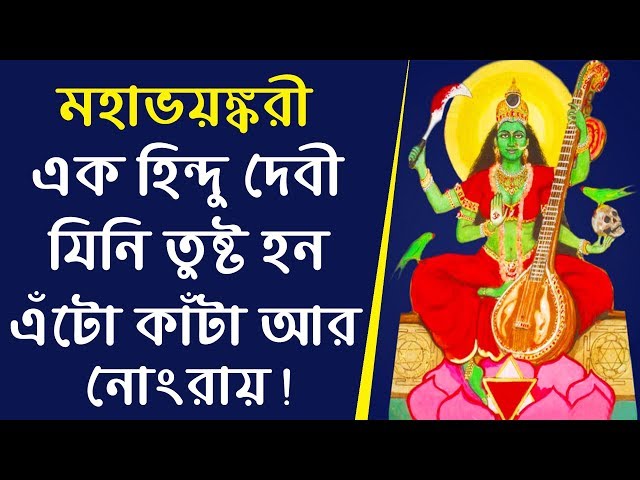 মহাভয়ঙ্করী এক হিন্দু দেবী যিনি তুষ্ট হন এঁটো কাঁটা আর নোংরায় !