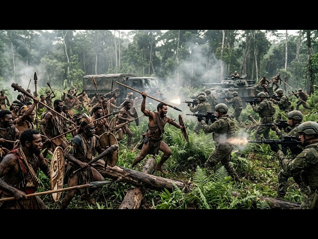 2026 Action Movie:Modern Army Invades Primitive Tribe: The Brutal Resistance