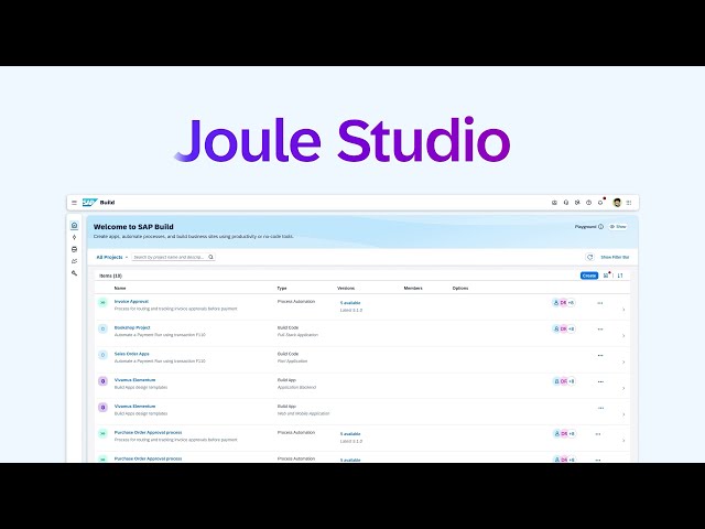 Meet Joule Studio in SAP Build: Your Gateway to Build Joule Agents and Skills