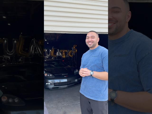 We gifted our best friend his dream car!