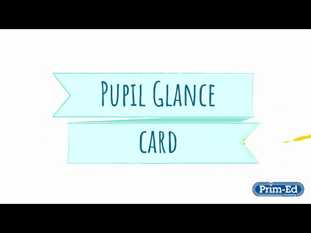 Sounds in Focus -  Pupil Glance Card