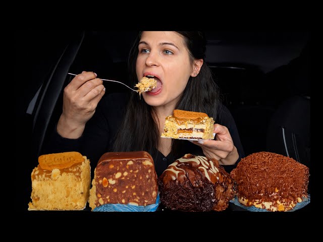 LOTUS & CHOCOLATE DESSERTS CAR MUKBANG | ASMR | EATING SOUNDS
