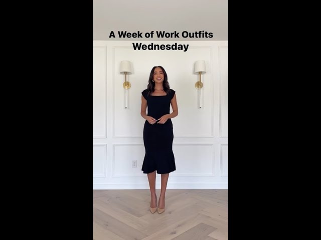 Styling a Week of Work Outfits