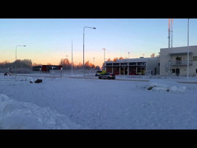 Utryckning till trafikolycka