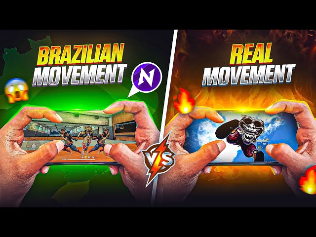 BRAZILIAN🇧🇷   MOVEMENT   VS    REAL  MOVEMENT🗿