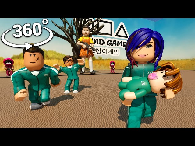 360° Roblox Squid Game – Red Light Green Light Scene (VR 8K)