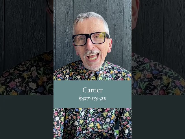 How to Pronounce Cartier, Bulgari, Van Cleef & Arpels, Chaumet and More with Simon Doonan #jewelry