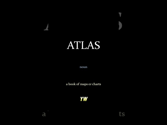 Atlas #How to pronounce and meaning of the word #learnenglish #vocab #vocabulary #english learn