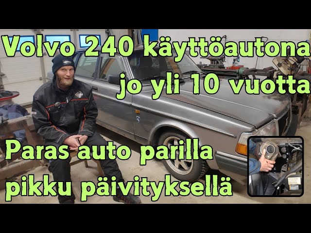 Volvo 240 käyttöauton esittely