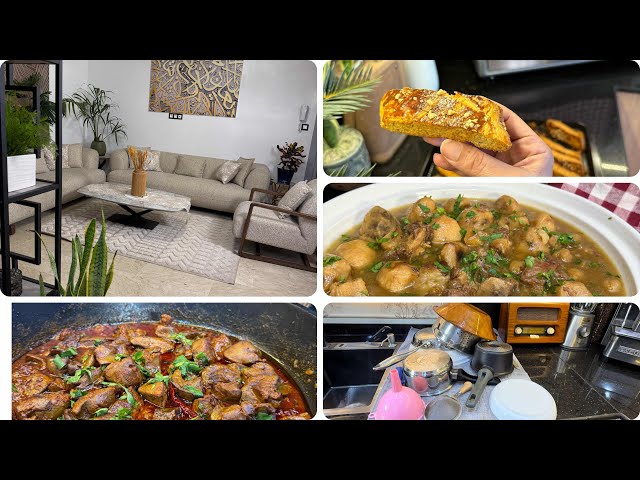 روتين صباحي مع دداح🫶🏻طاجين ترفاس بنتو عالمية😋كروكي خفة و بنة و سهولة,تقسويلة بالكبدة تاع الدجاج تحفة