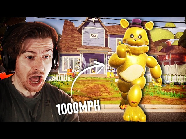 The FAST FREDBEAR Hello Neighbor mod traumatised me..
