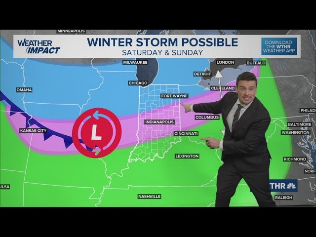 Rain to flurries to cold leading up to Thanksgiving, then snow chances this weekend