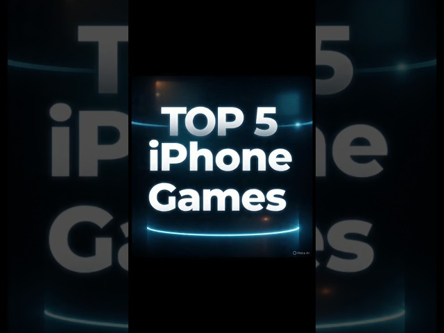 Top 5 Best iPhone Games (App Store - 2025) #top5 #iosgames #apple #games #shorts