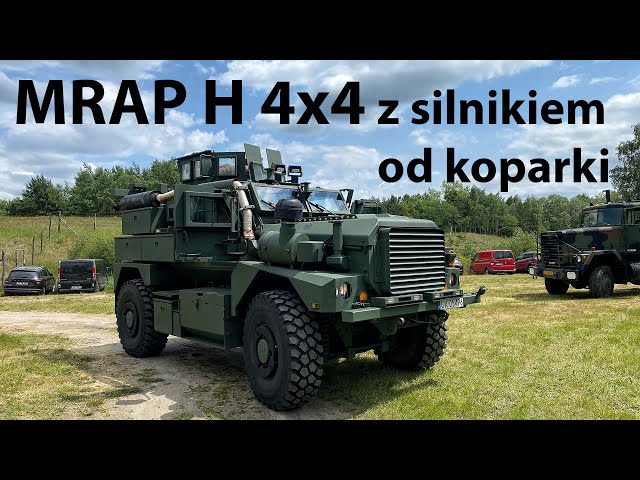 MRAP H Cougar with Caterpillar excavator engine