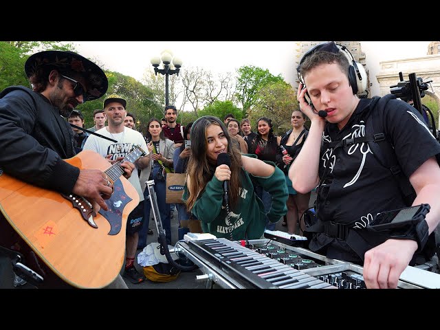 I Started An INSANE Hip-Hop Cypher at Washington Sq Park NYC