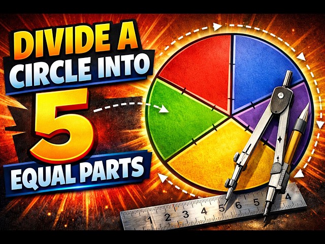 Perfect 5-Way Circle Layout (No Calculator Needed)