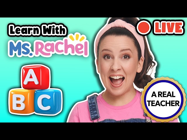 🔴 Learn with Ms Rachel - Toddler Learning - Kids Songs & Nursery Rhymes - Wheels On The Bus