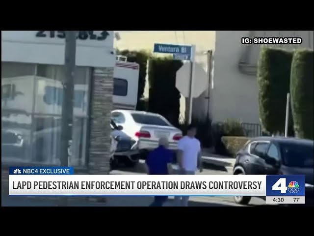 LAPD's operation pulls over drivers who didn't yield to pedestrians