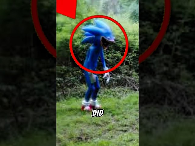 SONIC Was Actually HUMAN?! 😳🌀 #shortsviral