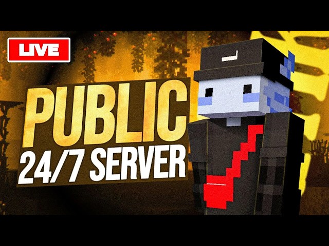 MINECRAFT LIVE PUBLIC SMP 24/7 ! JAVA & BEDROCK / POCKET EDITION  #shorts #shortsfeed #minecraft