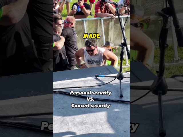 Personal Security vs Concert Security