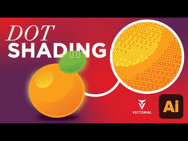 Adobe Illustrator Dot Shading Tutorial – Create Realistic Shadows with Halftone