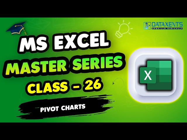 MS Excel - Pivot Chart | Educational video