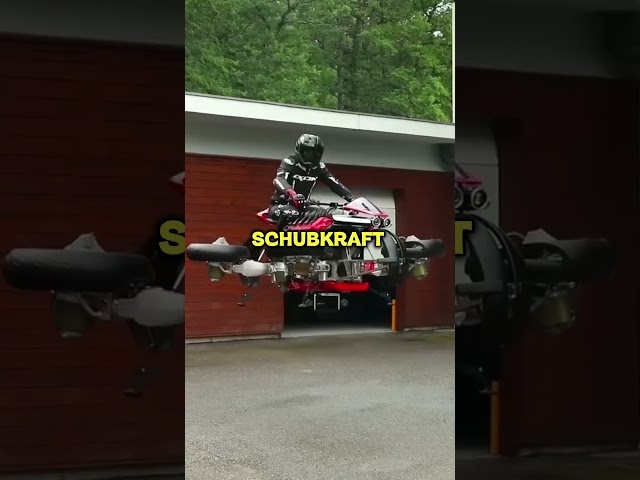 The first flying motorcycle