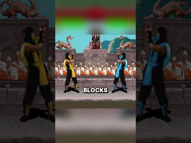 SUB-ZERO and SCORPION were made USING THE SAME ACTOR and THE SAME COSTUME, BUT...