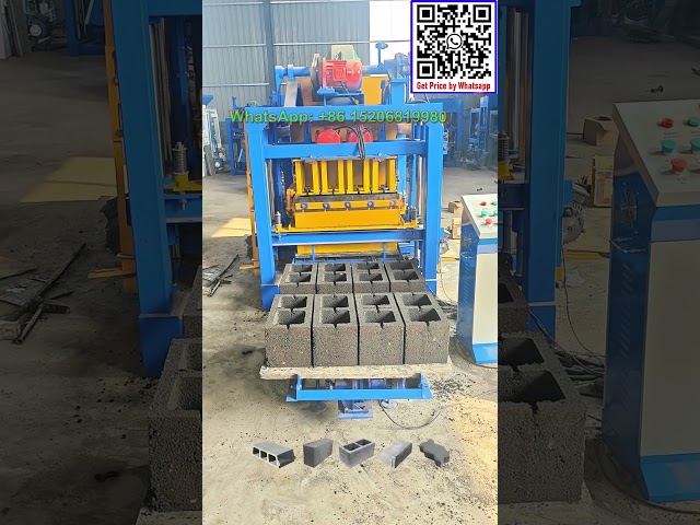 Osino Brand QT4 25 automatic concrete cement hollow block making machine for 8 inch cinder blocks