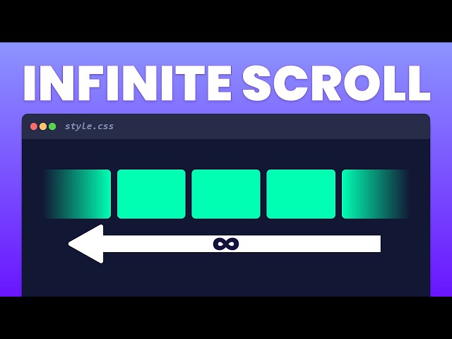 Build Infinite Carousel Animations in 4 Minutes