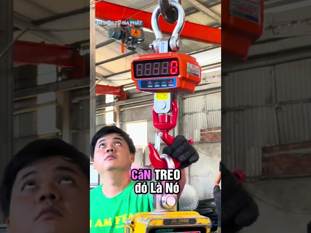 CÂN TREO ĐIỆN TỬ 1 tấn 2 tấn 3 tấn 5 tấn 10 tấn cân sắt thép, phế liệu, bao jumbo, vật liệu xây dựng