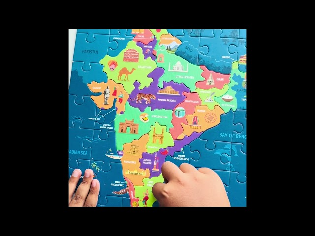 India States & Union Territories Capitals for Kids 🇮🇳 | Learn All Capitals Easy & Fun | GK Video