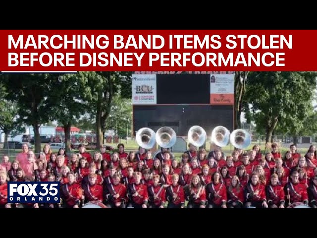 Instrumente einer Band aus Ohio vor ihrem Auftritt in Disney World gestohlen