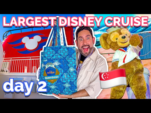 Duffy on a Disney Cruise!? I’m OBSESSED! (Disney Adventure Day 2) 🇸🇬