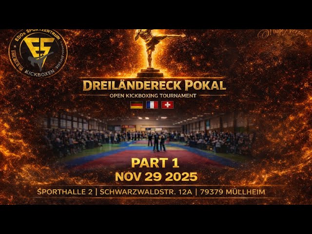Dreiländereck Pokal 2025 – Offizielles Kickbox-Event in Müllheim Part 1