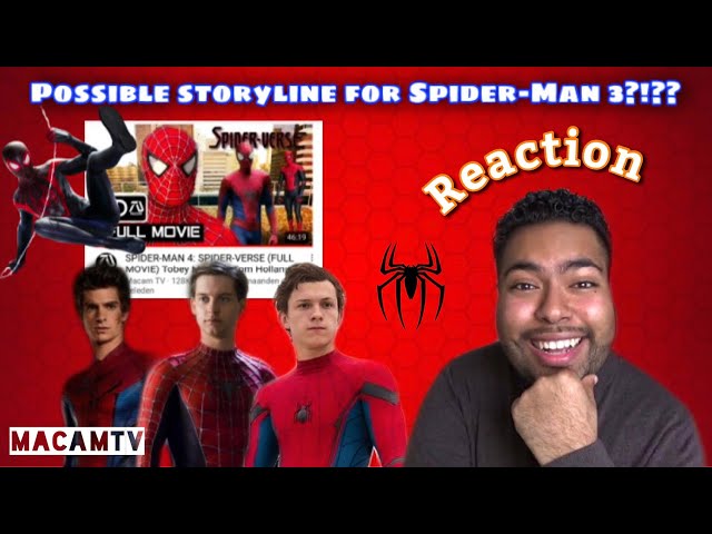 POSSIBLE PLOT for Spider-Man 3??? Fanmade Spiderverse Movie - MacamTV REACTION