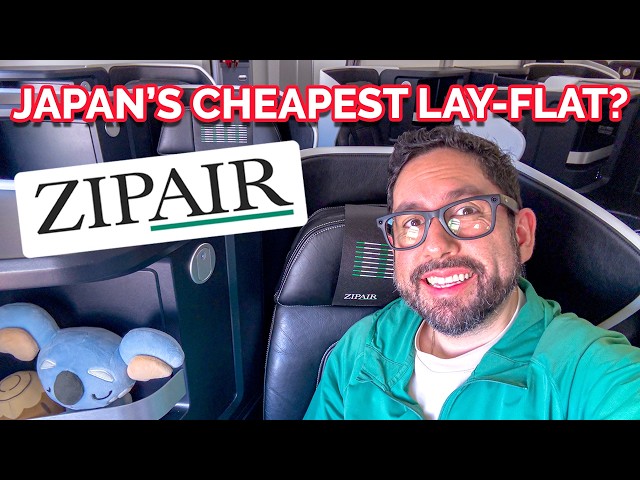14 Hours on Japan’s Cheapest Business Class Seat | ZipAir Tokyo to Houston