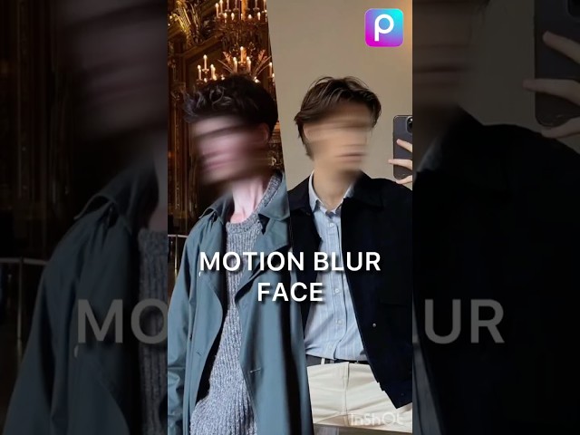 How to edit aesthetic motion blur face | Picsart tutorial #shorts