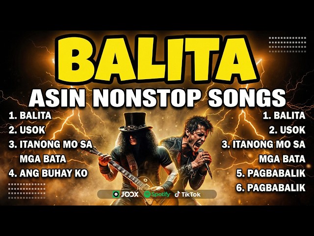 Asin Songs | Nonstop Rock Version 🔥 | Ultimate OPM Rock Covers