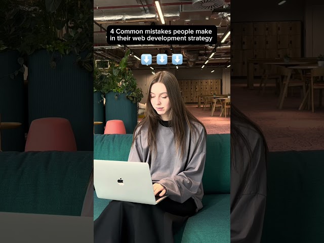 4 Common mistakes people make with their web design strategy!