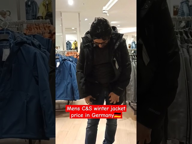 Mens Winter Jacket Price in Germany #shorts #youtubeshorts #reels #winterjackets #wintercollection