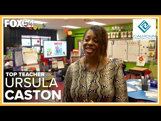 Valley's Top Teacher, Mrs. Ursula Caston of West Decatur Elementary School